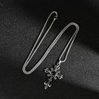 PENDRA Smoothcross Minimalist Titanium Steel Cross Necklace