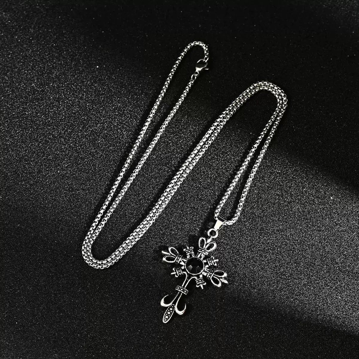 PENDRA Smoothcross Minimalist Titanium Steel Cross Necklace