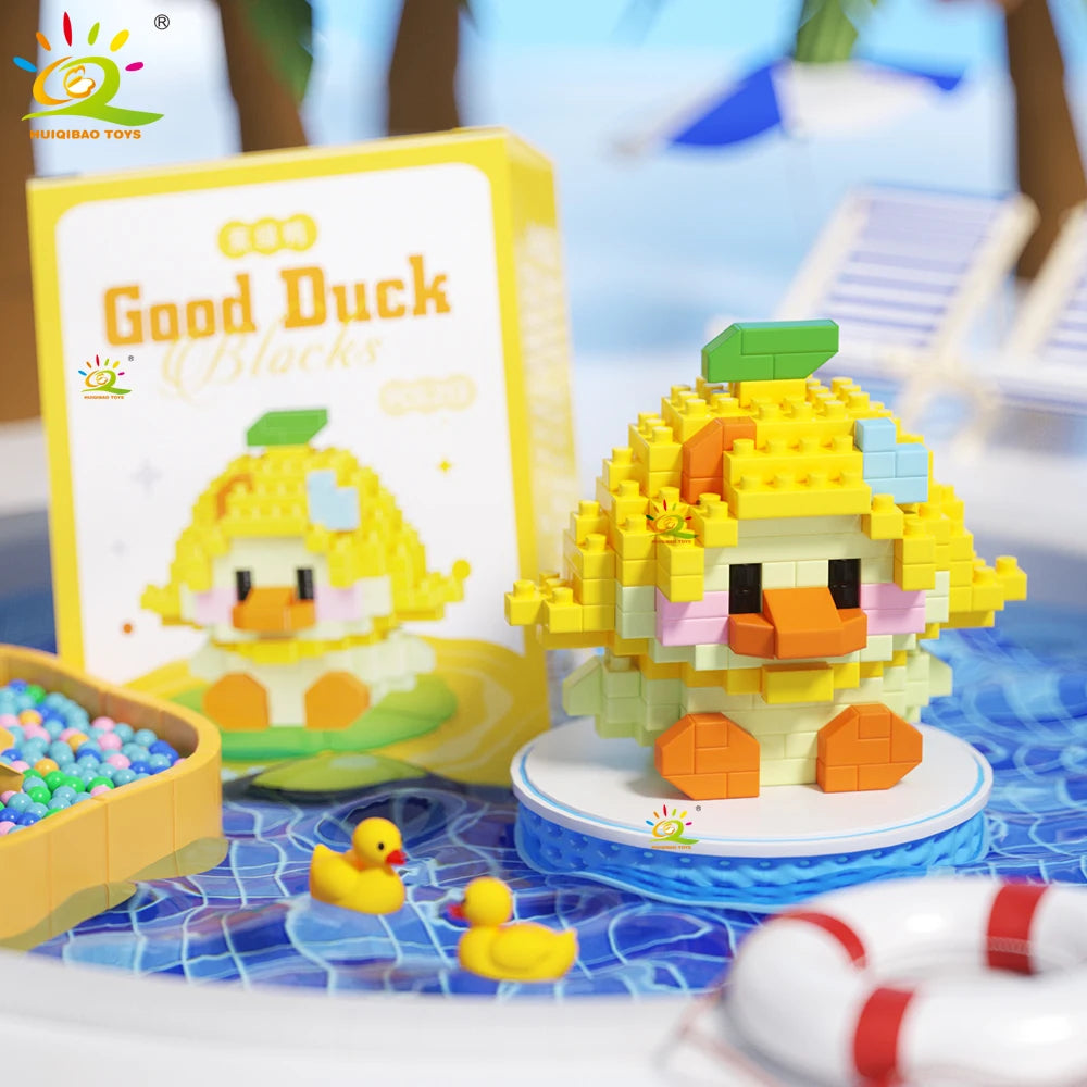 PENDRA Cute Duck Micro Building Set