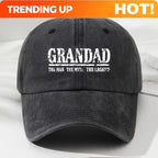 PENDRA Grandad Letter Soft Baseball Cap