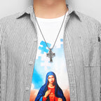 PENDRA Tavvara Cross Charm Necklace