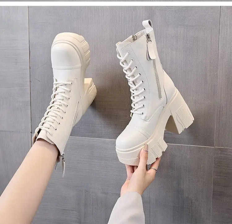 PENDRA Ultra Thick Soled Boots