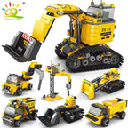 PENDRA Engineering Bulldozer Crane Building Set