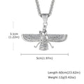 PENDRA Faravahar Eagle Pendant Necklace