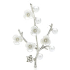 PENDRA Plumelle Plum Blossom Flower Brooch