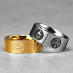 PENDRA Saint Benedict Exorcism Steel Ring