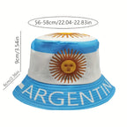 PENDRA Argentina Flag Element Bucket Hat