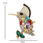 PENDRA Cute Bird Multi-color Brooch