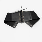 PENDRA Aureellea Black Rivet Studded Gothic Corset Belt