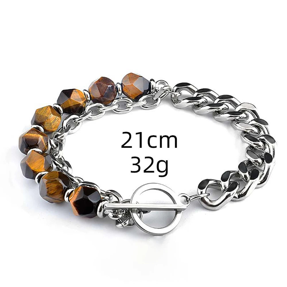 PENDRA Chain Black Steel Bracelet