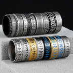 Vintage Nordic Viking Runes Celtic Knot Series Stainless Steel Womens Mens Rings Punk Biker Jewelry Creativity Gift Wholesale