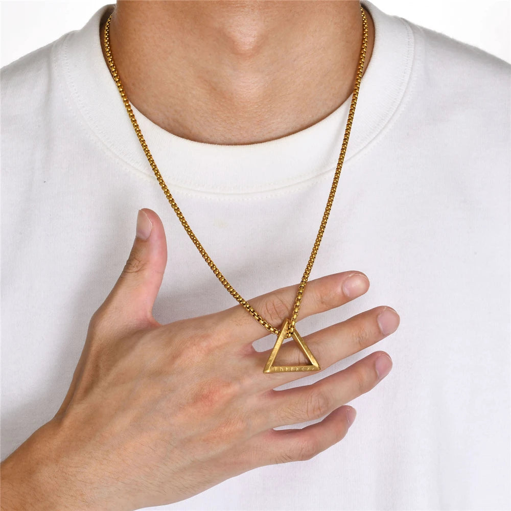 PENDRA Rune Norse Futhark Necklace