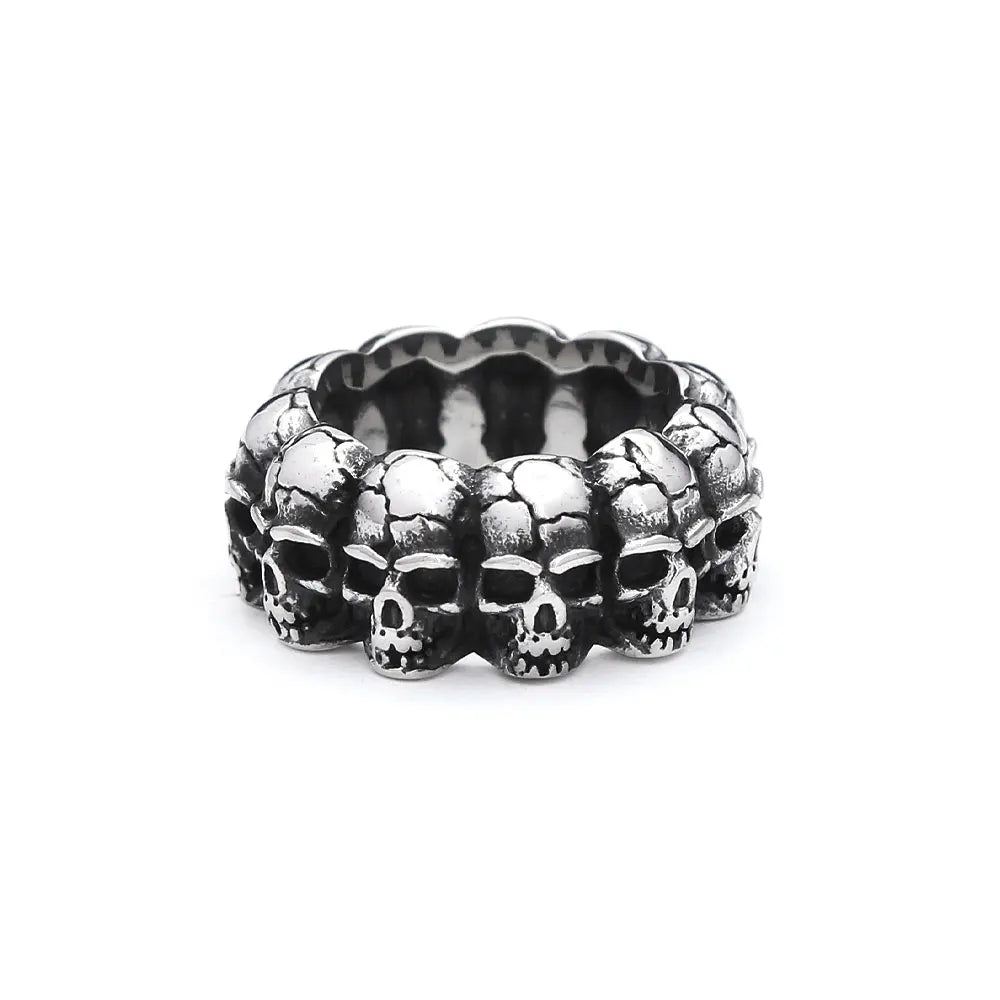 PENDRA Skullforge Gothic 316L Stainless Steel Ring