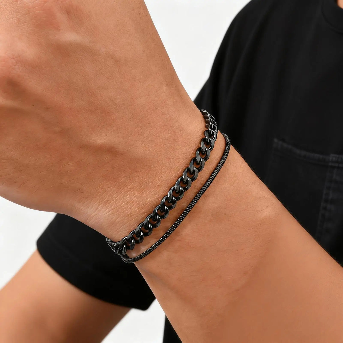 PENDRA Cuban Silver Bracelet