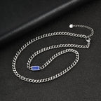 PENDRA Cuban Stone Link Chain Necklace