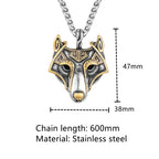 PENDRA Wolf Norse Celtic Necklace
