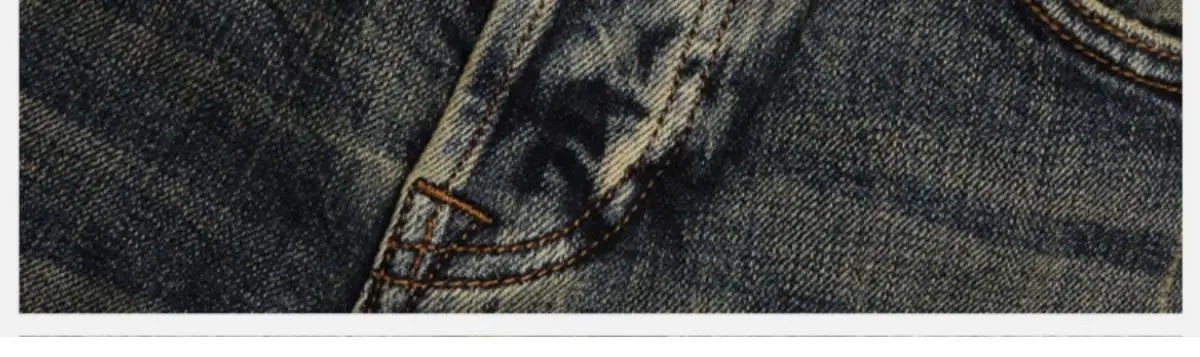 MEN FASHION Korean Style Clothes Brushed Fleece Denim Cargo Vintage Winter Straight Slim Luxury Streetwear 90s Trousers for Men