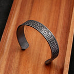 PENDRA Dragoncrest Stainless Steel Open Cuff Bracelet