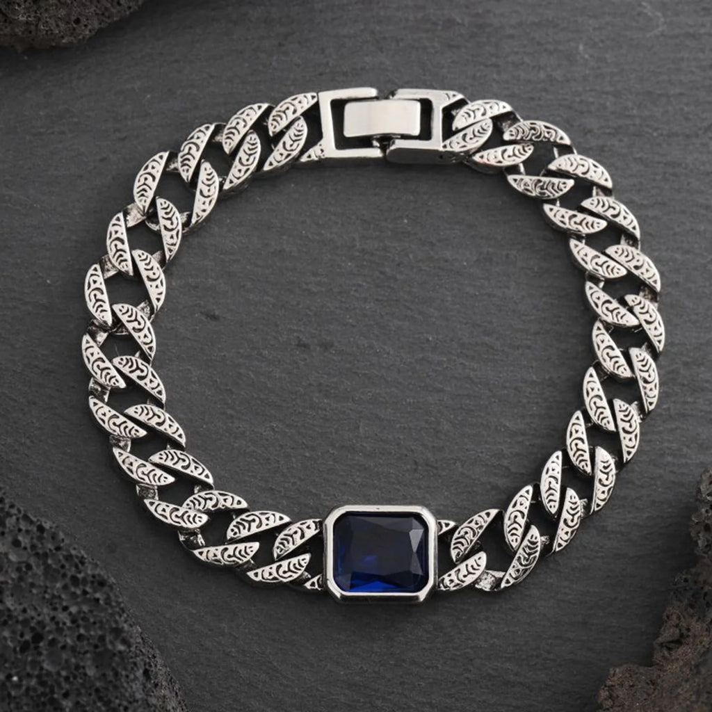 PENDRA Cuban Embossed Bracelet