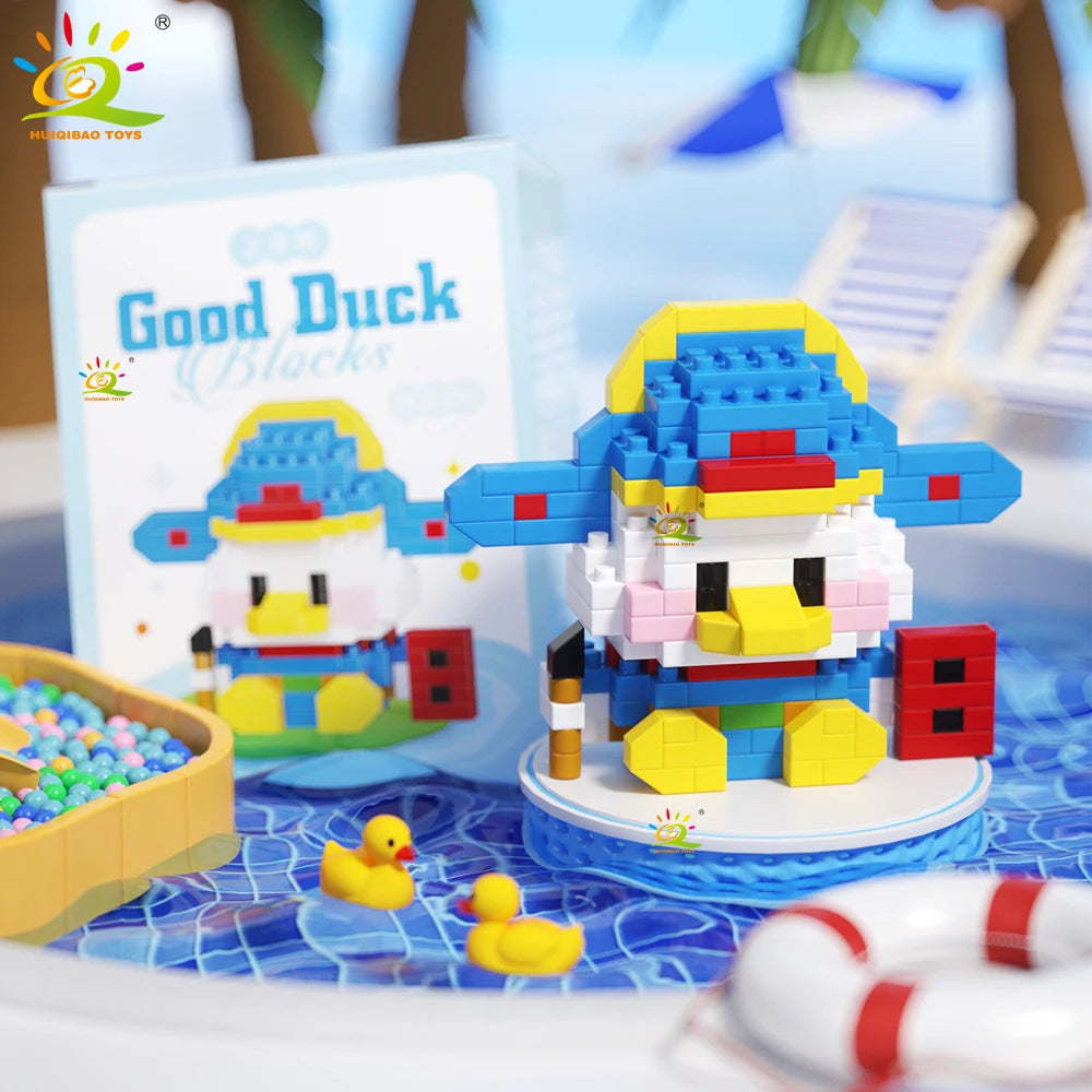 PENDRA Cute Duck Micro Building Set