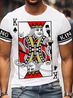 PENDRA Cool Lion Printed Urban Short Sleeve T-Shirt