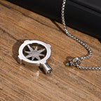 PENDRA Urn Compass Pendant Necklace