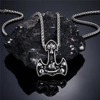 PENDRA Wolf Norse Dragon Necklace