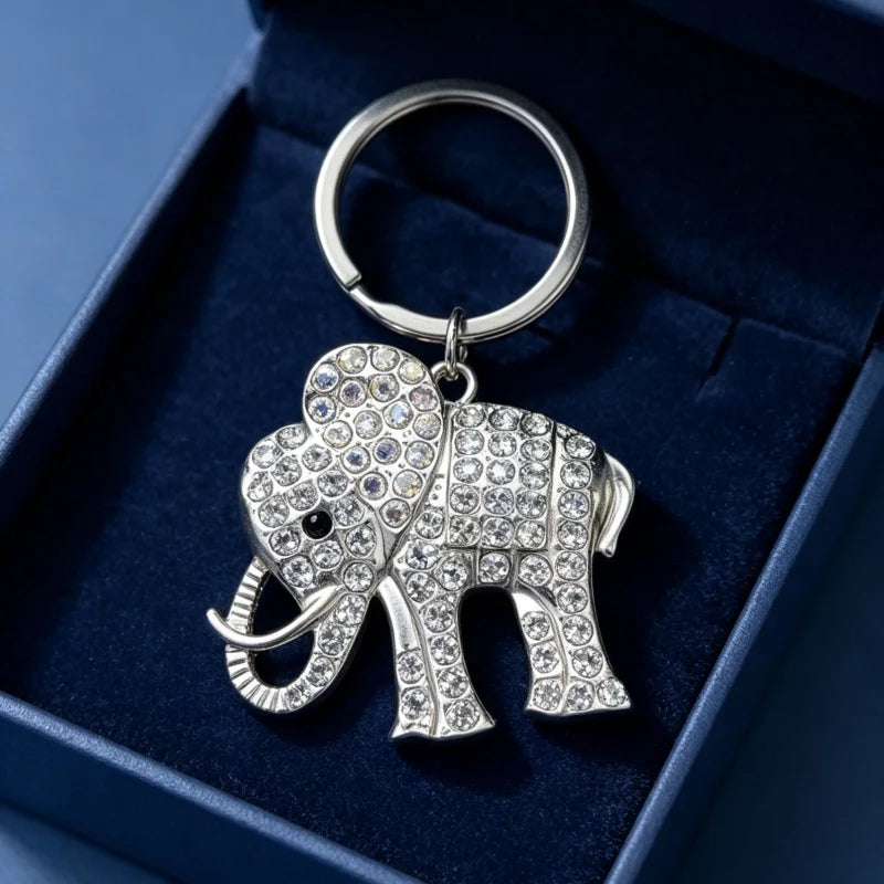 PENDRA Elephant Stainless Steel Elephant Keychain