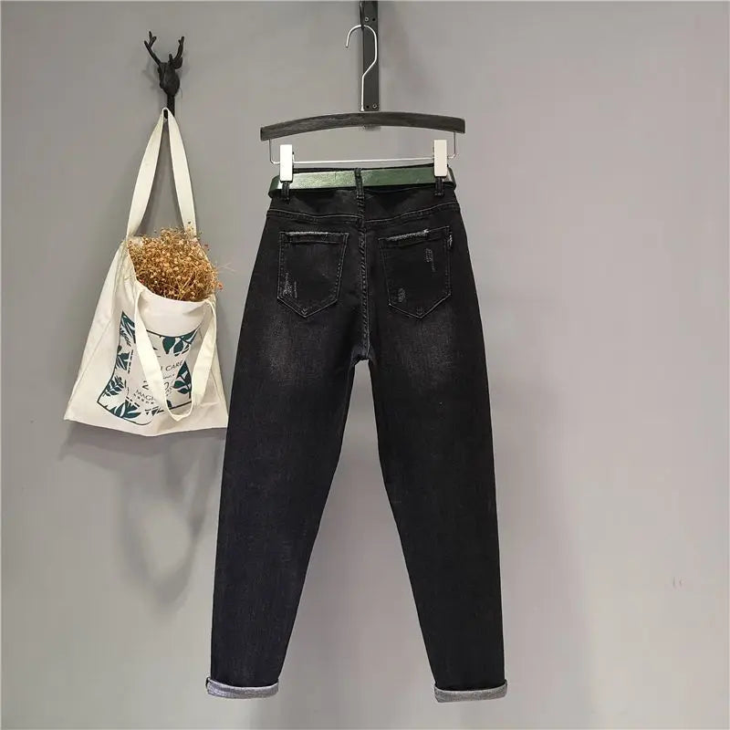 PENDRA Embroidery Elastic Pants