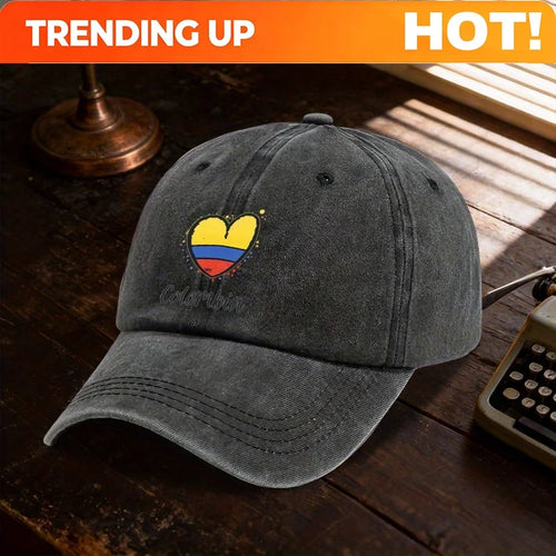 PENDRA Colombia Washed Baseball Adjustable Sun-protective Duckbill All Seasons Baseball Cap