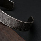 PENDRA Pharaohcuff Egyptian Pharaoh Pattern Bracelet