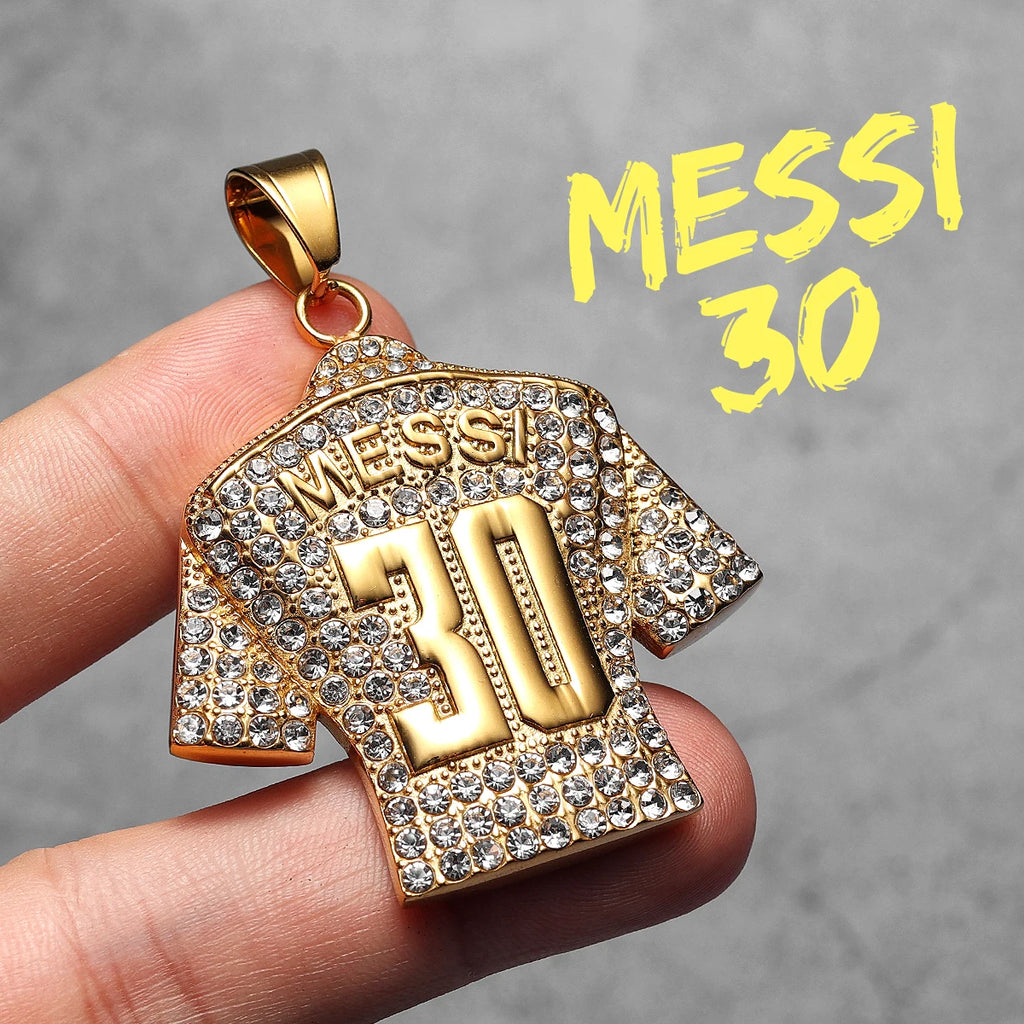 PENDRA Football Jersey Mbapp Steel Necklace