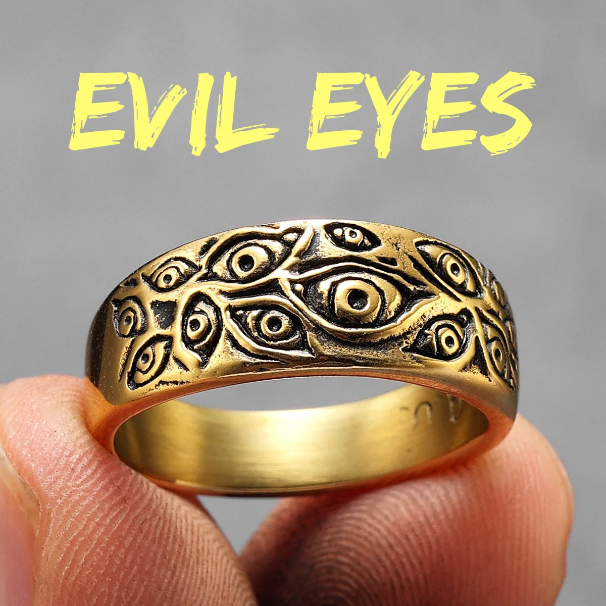 PENDRA Devil Multi Eyes Ring
