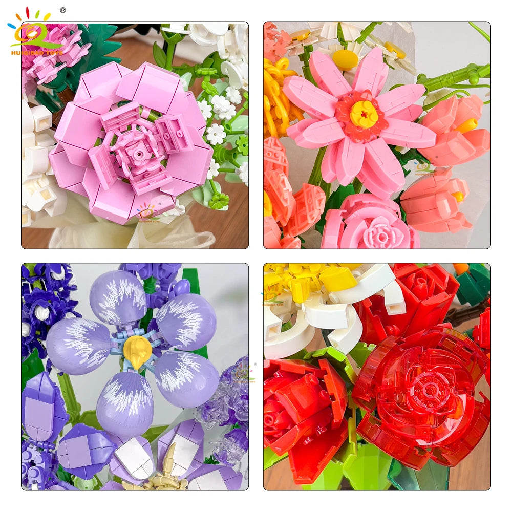 PENDRA Eternal Bouquet Floral Building Set