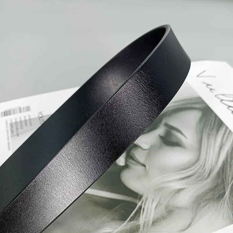 Unisex Genuine Leather Luxury Designer Belts For Women High Quality Punk Men's belt Male Jeans Gothic Waistband Female Plus size