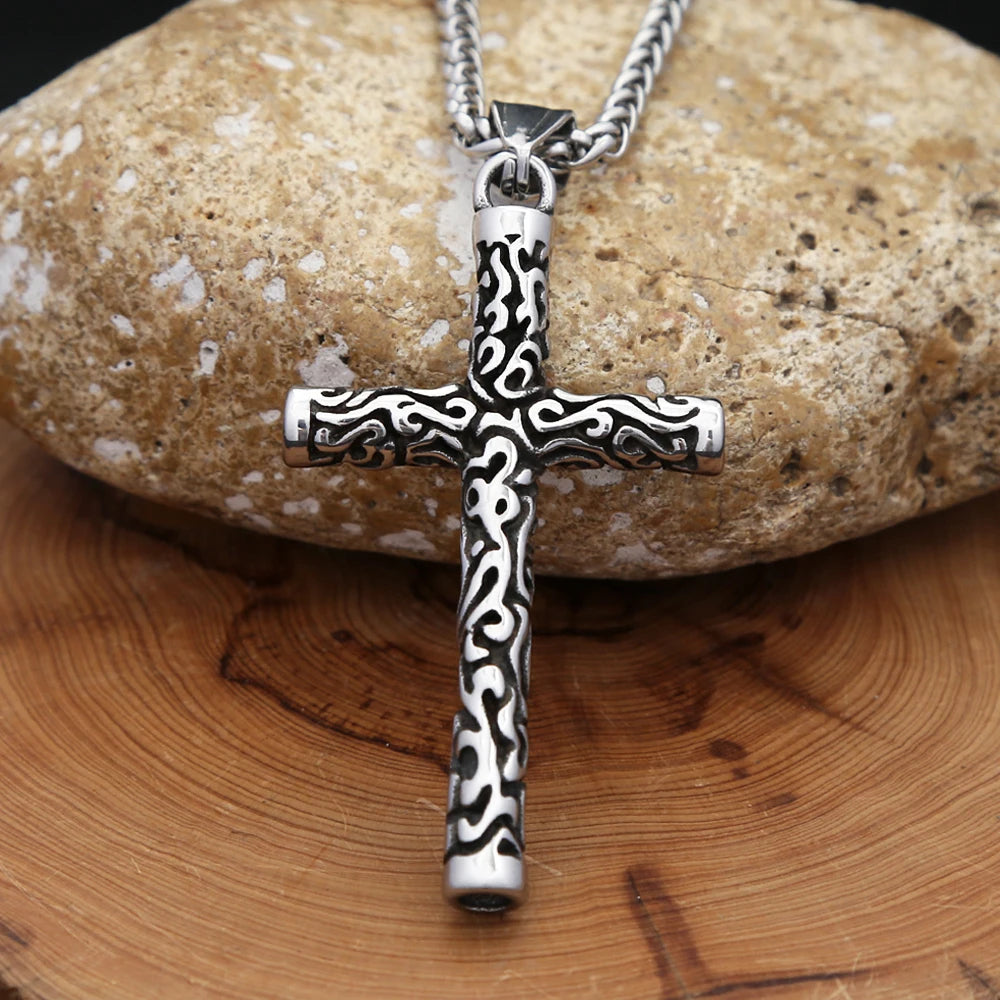 PENDRA Crossengrave Engraved Cross Pendant