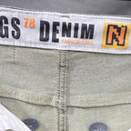 PENDRA Harajuku Slim Embroidered Jeans