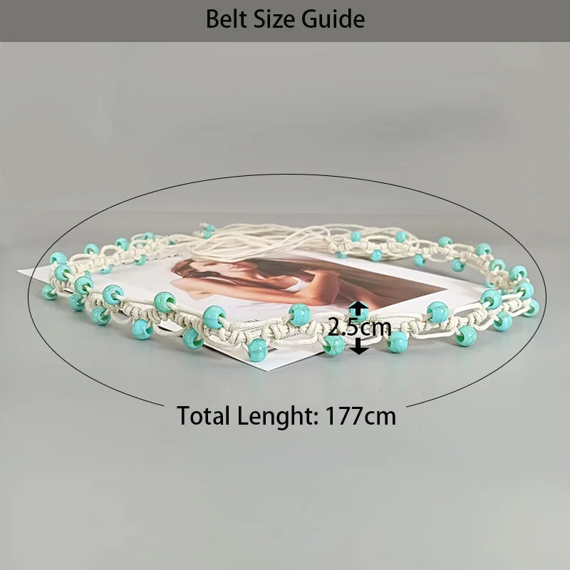 PENDRA Celesia Floral Luxury Waist Chain Belt