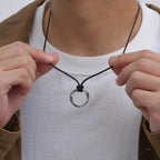 PENDRA Mobius Black Pendant Necklace