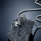 PENDRA Wolf Vintage Celtic Necklace