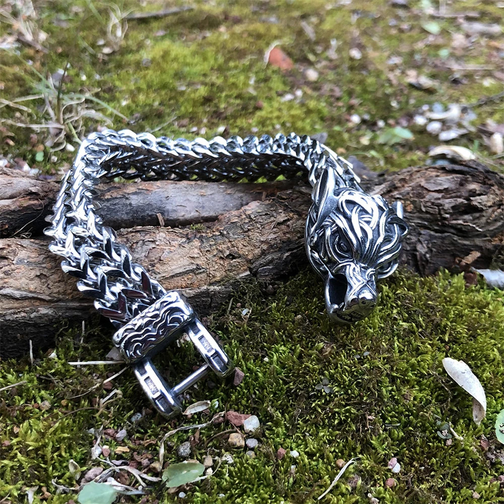 PENDRA Wolf Classic Norse Bracelet