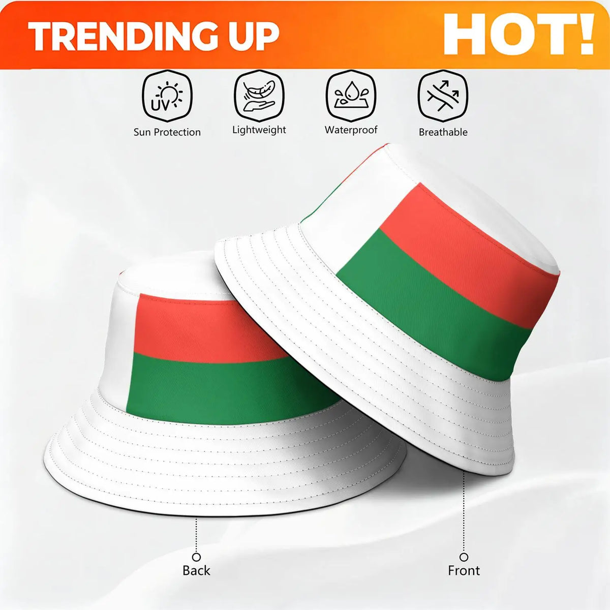 PENDRA Flag Madagascar Fisherman Cap