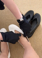 PENDRA Flat Spot Sheepskin Shoes