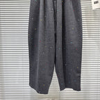 PENDRA Woolen Floor Length Wide Leg Pants
