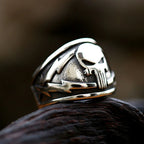 PENDRA Skullmask 316L Stainless Steel Skull Ring