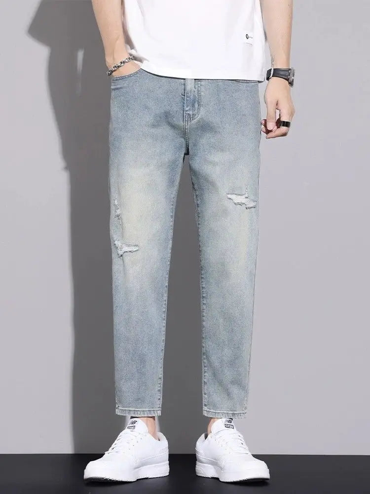 PENDRA Ripped Brand Ruffian Jeans