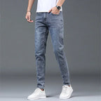 Luxury Summer Designer Korean Classic Streetwear Cowboy Pants for Men Fashionable and Comfortable Boyfriend Skinny Jeans Men