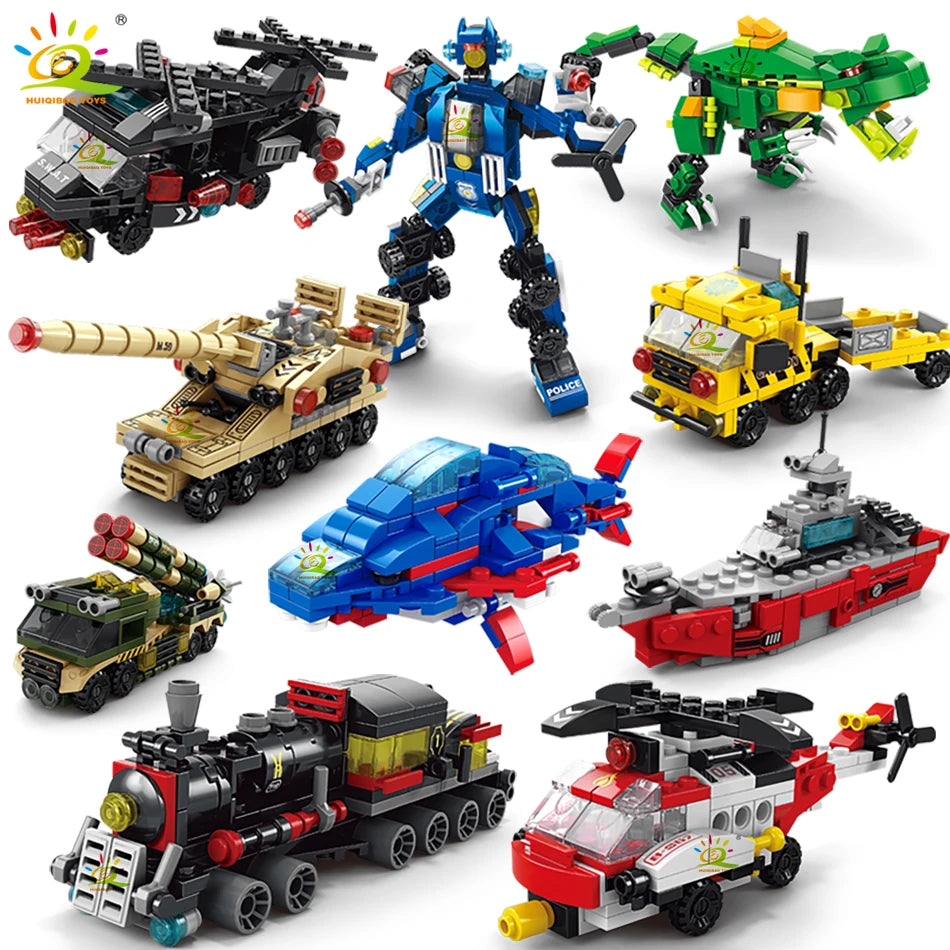 PENDRA Engineering Police Tank Building Set