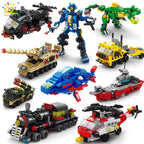 PENDRA Engineering Police Tank Building Set