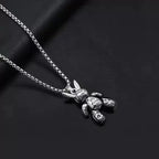 PENDRA Rabbitprint Vintage Printed Rabbit Pendant